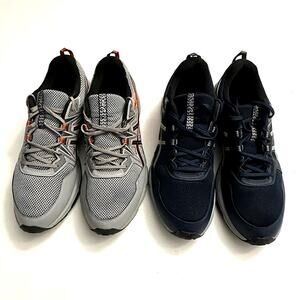 ASICS GEL Venture Mens Size 12 Running Shoes Bundle Blue Grey Trail Comfort Mesh